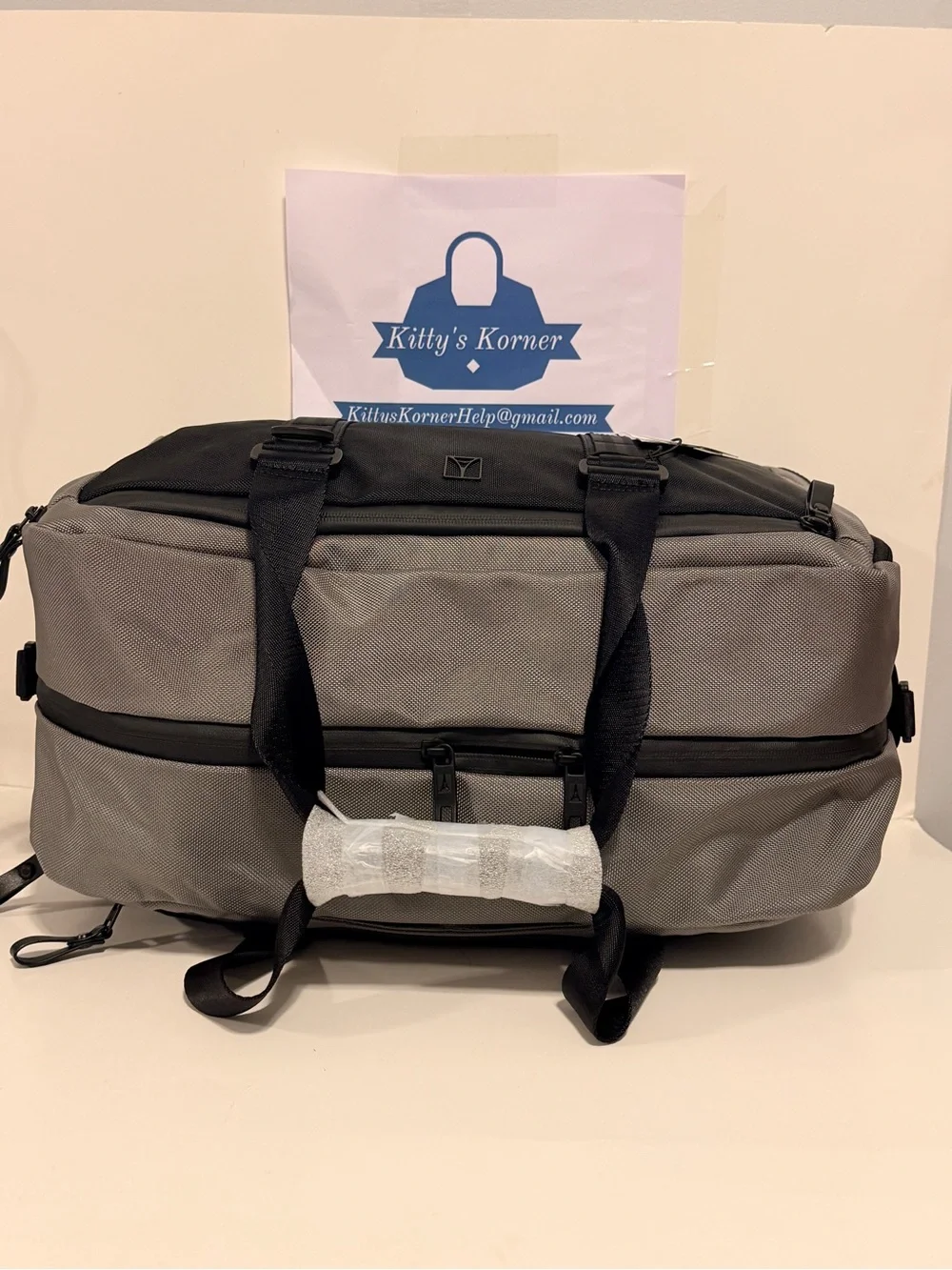 NWT TravelPro Altitude Double Expansion Black & Gray Duffel Bag